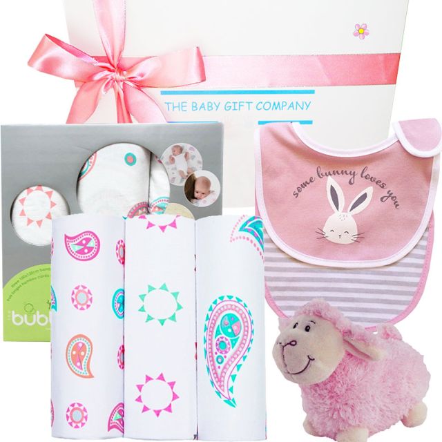 Little Lamb Baby Girl Gift Box