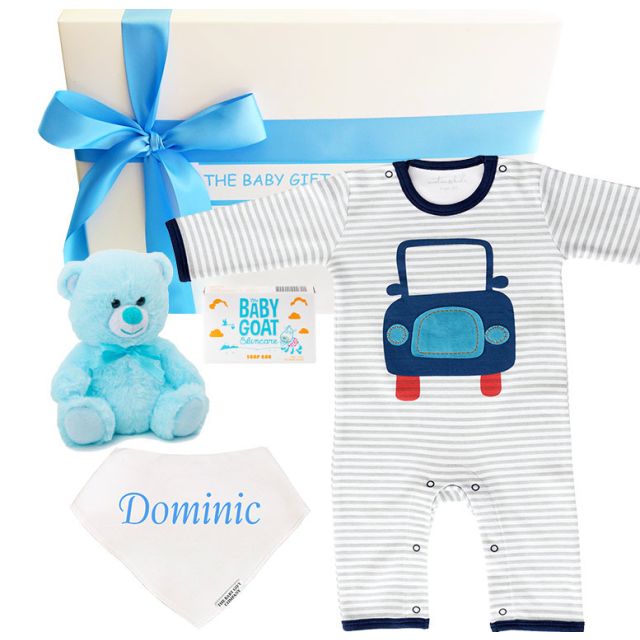Personalised Precious Baby Boy Gift Box