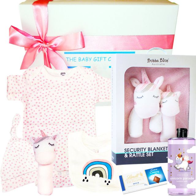 Deluxe Organic Baby Girl Gift Hamper
