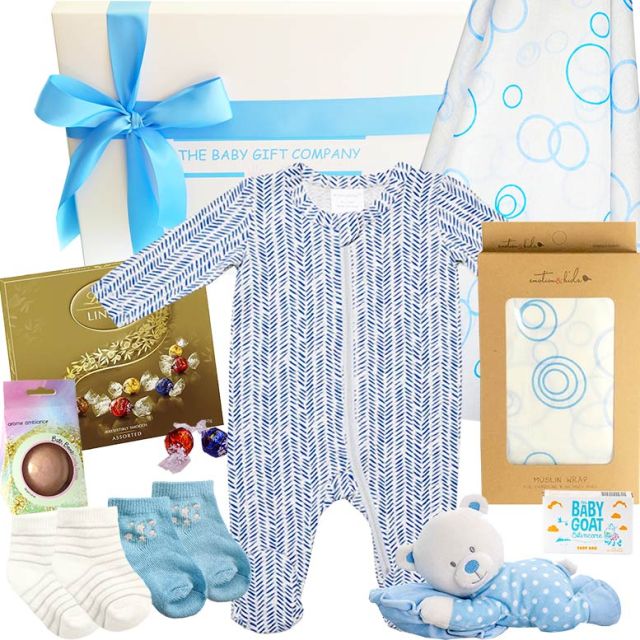Gorgeous New Mum & Baby Boy Gift Box