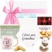 New Grandma Celebration Gift Box with personalised baby bib
