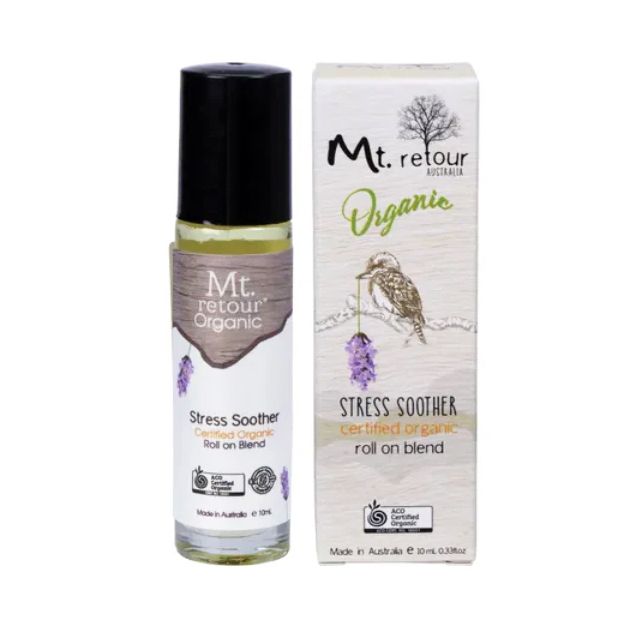 Mt Retour Organic Essential Oil 10ml - Stress Soother Roll On Blend