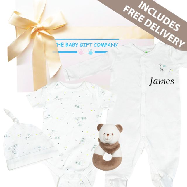 Personalised New Arrival Baby Gift Box