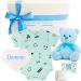 Personalised New Baby Boy Gift Box