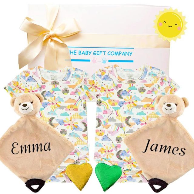 Organic Twin Bundle Baby Gift Box