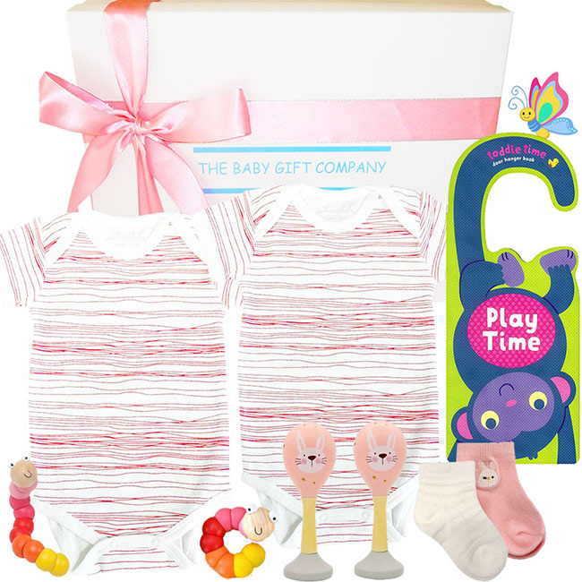 Playtime Twin Girls Baby Gift Box