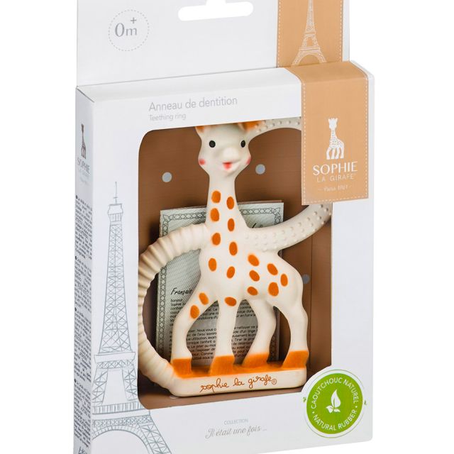 Sophie the Giraffe SoPure Teething Ring Toy for New Babies