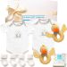 Organic Twins New Baby Girl & Boy Gift Box